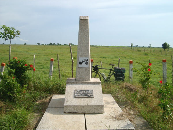 Cyclist's monument