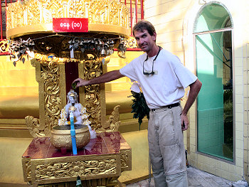 Watering the Buddha